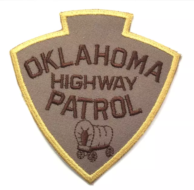 Oklahoma  Highway Patrol Police Patch  4 1/2" -older version