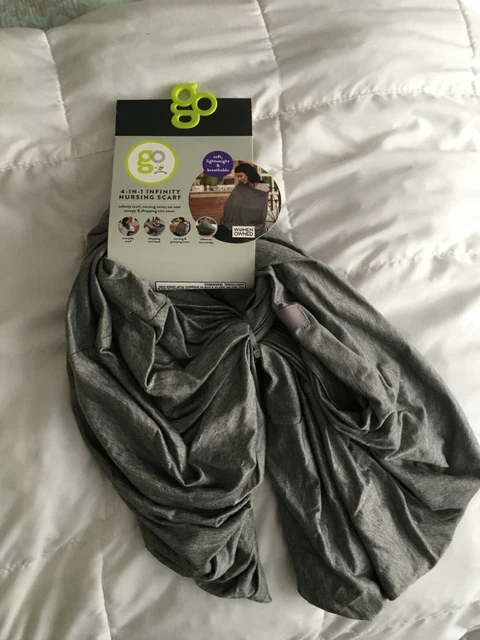GO 4 In 1 INFINITY NURSING SCARF (Gray)