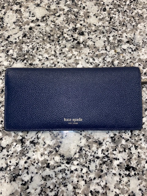 Kate Spade Grand Street Stacy Wallet in Navy Like New Kate Spade Grand Street Stacy Wallet in Navy Like New