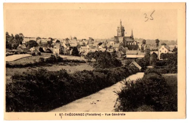 CPA 29 - SAINT THEGONNEC (Finistère) - 1. Vue Générale (c)