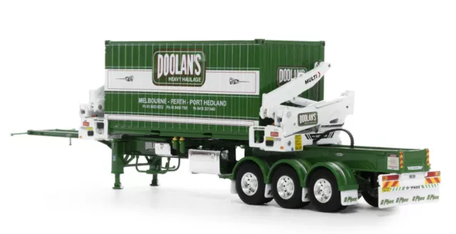 Drake ZT09251 O’Phee BoxLoader Side Loading Trailer with Container Doolans 1:50 3