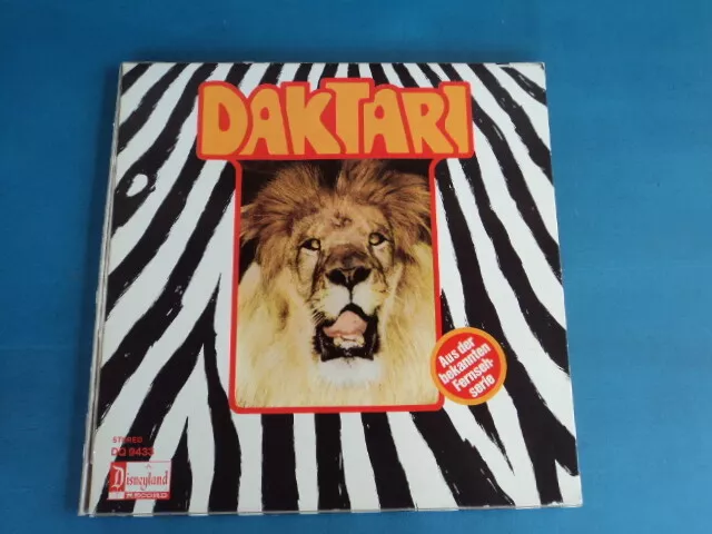 DAKTARI - 70s DISNEYLAND  Hörspiel LP Box + Inserts TV-SERIE 1972 DQ 9433