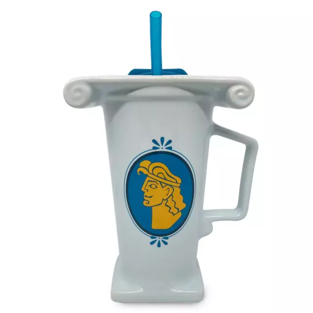 Disney Hercules Herculade Travel Mug Tumbler with Straw and Lid New