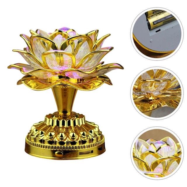 BUDDHIST PRAYER LAMP BuddhaLaterne Buddhistische Beleuchtung Tischdeko