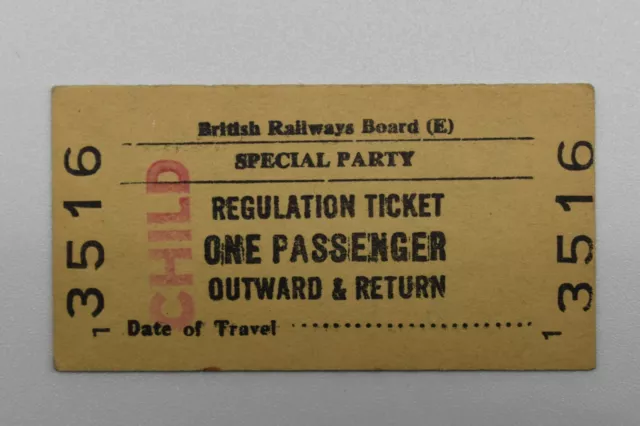 BRB (E) Railway Ticket 3516 SPECIAL PARTY