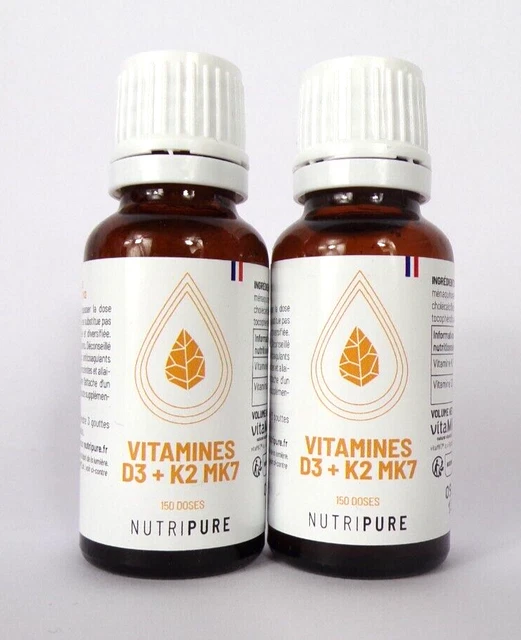Vitamine D3 K2 - NUTRIPURE main image 1