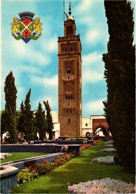 Cpm ak casablanca-mosquee des habous and arms of the city morocco (880315)
