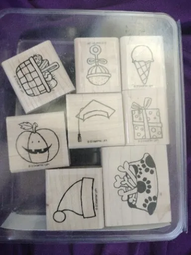 STAMPIN UP WOOD STAMP SETS Retired YOU CHOOSE A - W