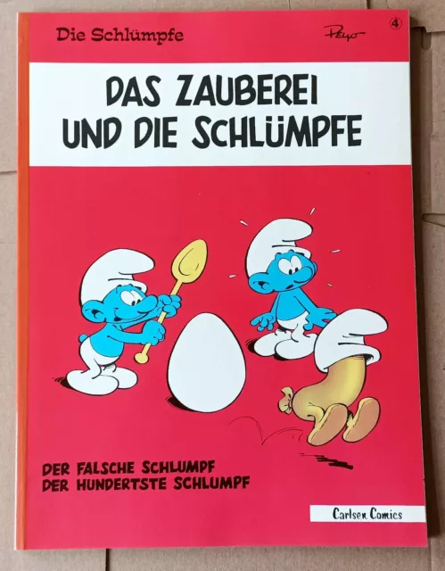 Die Schlümpfe Band 4, Peyo, Carlsen, SC, 1979, 1. Auflage, Sammlerzustand