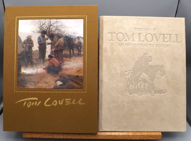 The Art Of Tom Lovell Invitation To History Suede Signed 1418/1500 W/ Box Nice!! The Art Of Tom Lovell Invitation To History Suede Signed 1418/1500 W/ Box Nice!!