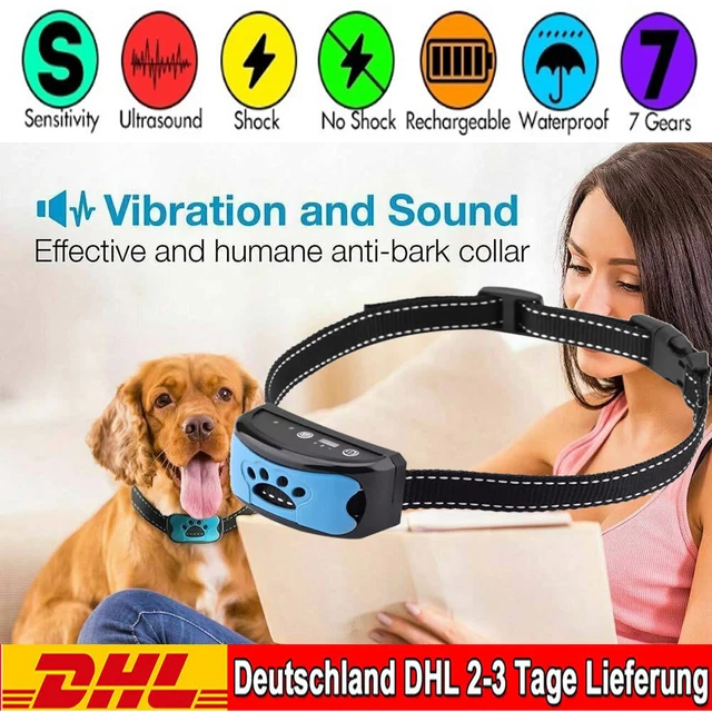 Collar anticampana para perros collar educativo con sonido vibratorio mando a distancia juego