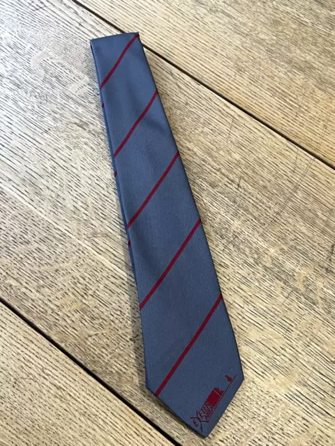 VINTAGE 80's BRITISH RAIL BR GREY TIE EXETER AREA ASLEF UNION FOR TRAIN DRIVERS