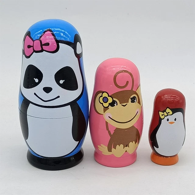 Muñecas nido a prueba de deformación aspecto interesante y adorable