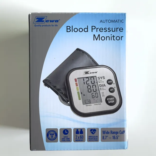 Zewa Automatic Blood Pressure Monitor with Extra Large Cuff - 1ct