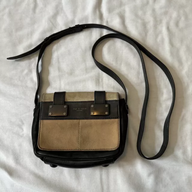 RAG & BONE Small Mini Pilot Bag Suede Leather Crossbody Handbag