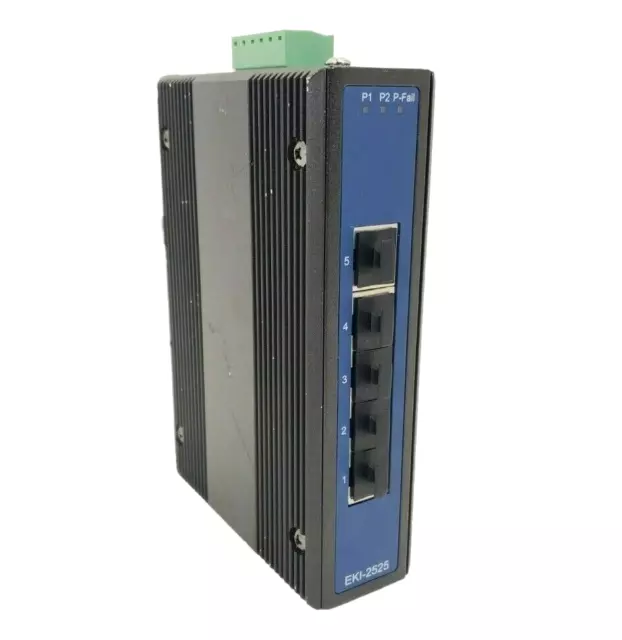 Advantech - EKI-2525 - 5-Port - 10/10Mbps - Industrial Unmanaged Ethernet Switch