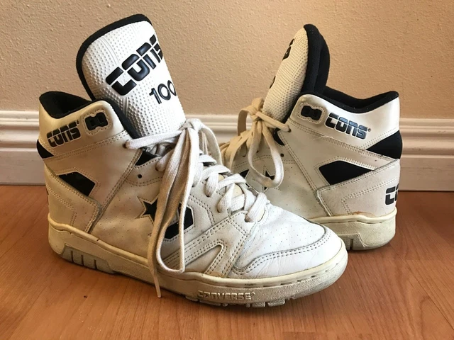 código postal Higgins Inodoro VINTAGE CONVERSE CONS 100 HI Basketball Mens 80s Shoes sz 8 $125.00 -  PicClick