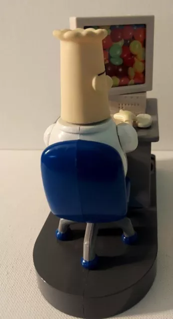 1998 Dilbert M & M Electronic Candy Dispenser Computer Office Desk Collectible 3