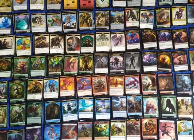 Lote De 10 Fichas / Tokens  Variados Magic The Gathering Mtg En Español / Ingles