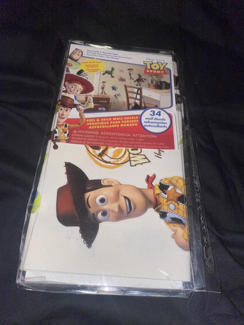 Toy Story Peel & Stick Wall Decals, 34 Count Room Mates RMK1428SCS