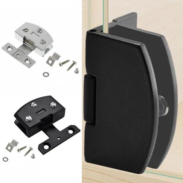 1Pc Glastür Scharnier Schrank Vitrine Tor Klemme Furniture-Hardware, New