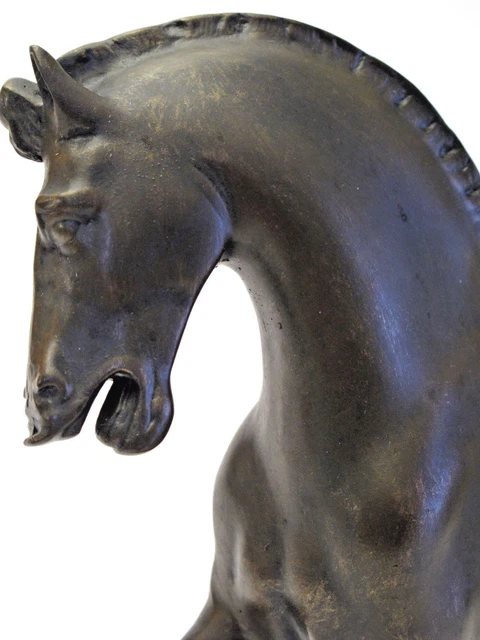 Clayre & Eef Figurine Set de 2 Cheval 8 cm Blanc Plastique
