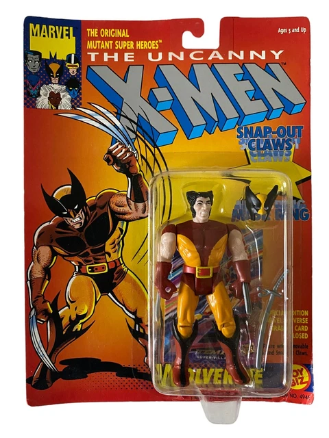 Uncanny X-Men Snap-Out Claws Wolverine VTG 1993 Action Figure NEW Toybiz Marvel