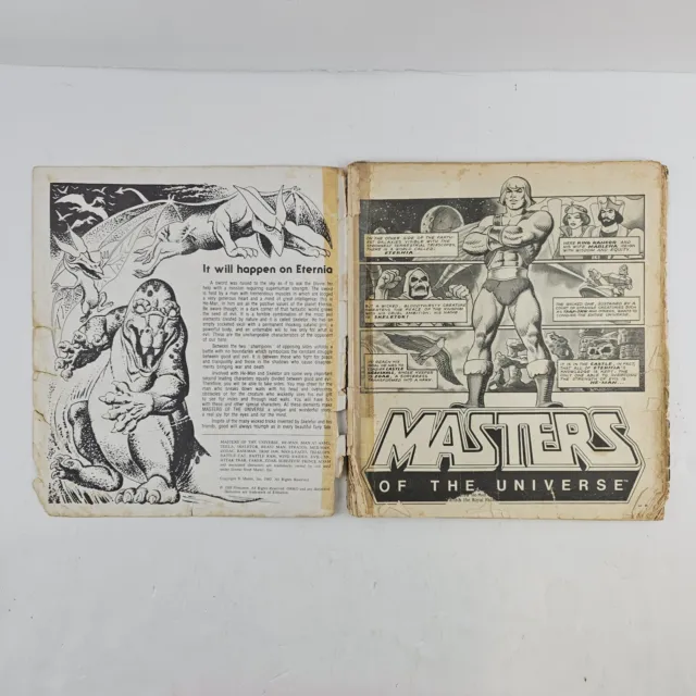Masters Of The Universe 1983 100% Complete He-Man Panini Album 3