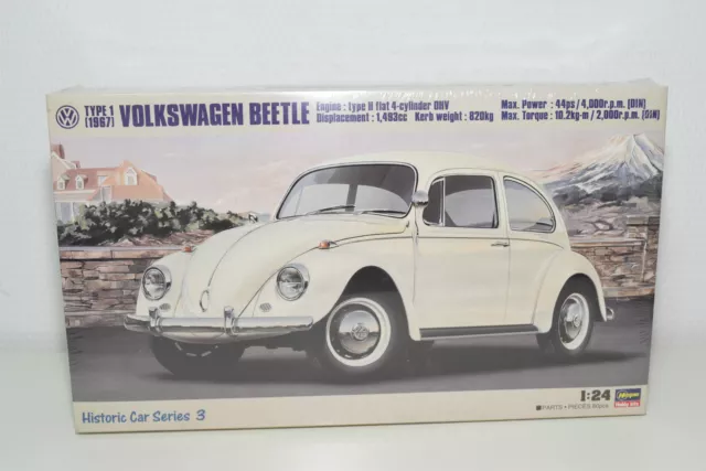 Hasegawa Kit 21203 Vw Volkswagen Beetle Kafer Type 1 1967 Mint Boxed Sealed