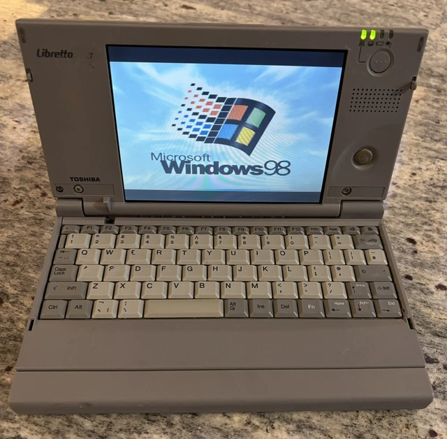 Vintage Toshiba Libretto 70CT & 50CT W/ Accessories- *AS IS UNTESTED Read Full 287201220600