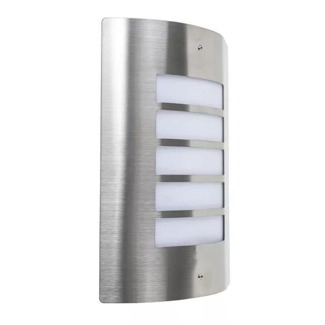 Stainless Steel Outdoor Security Bulkhead Wall Light Patio Garden LED Lighting