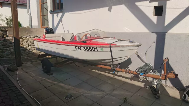 Klassiker Motorboot Neckermann 5PS 1968 Bodenseezulassung