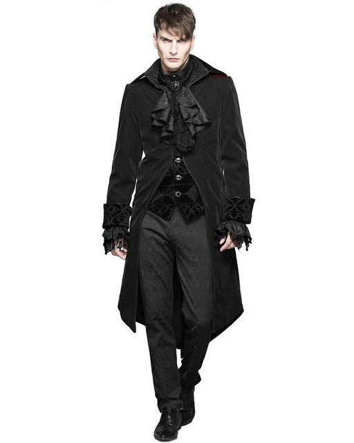 Manteau Cuir Noir Arturo T50 52 L - Homme, Comme Neuf, Vintage, Mi-long