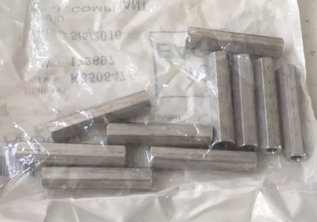 [10 Pack] Aluminum Hex Female STANDOFFS  6 mm Hex 30 mm Length M3.5 Thread