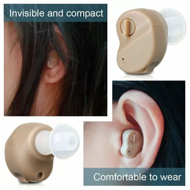 Unsichtbaren Mini-In-Ear-Digital-Hörgeräte-Sound-Sprachverstärker-Enhancer an