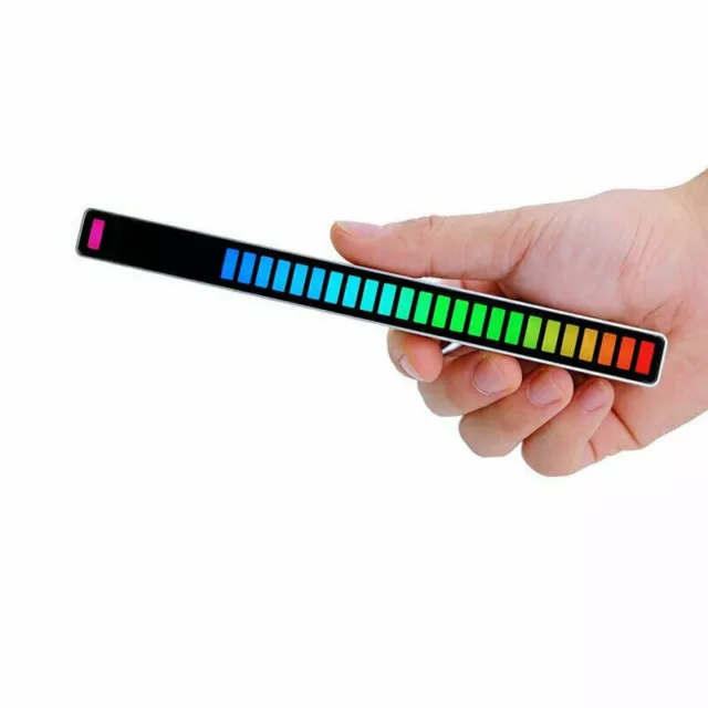 RGB Sound Control Pickup Rhythm Light Music Spectrum Display VU Meter USB 5V