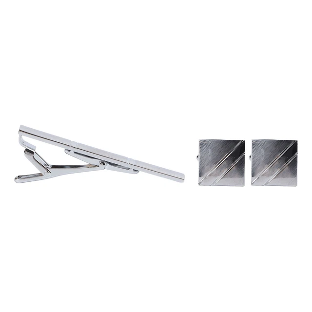 Clip per cravatta e gemelli squisiti gemelli classici con set clip cravatta BGS