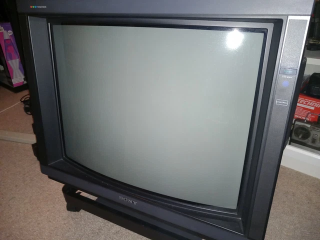 Télévision Sony Trinitron KX-27PS1 27" CRT - Occasion Fonctionnelle, Rétro Gaming