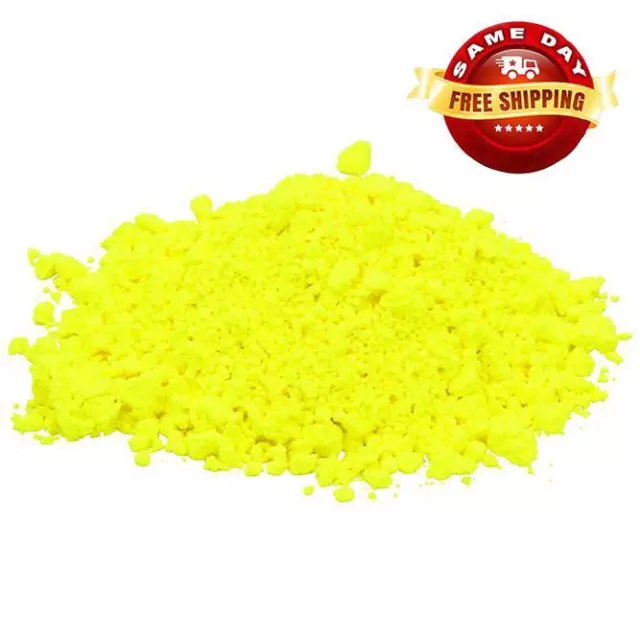 YELLOW NEON COLORANT PIGMENT POWDER for CRAFTS SOAP MAKING 4 OZ