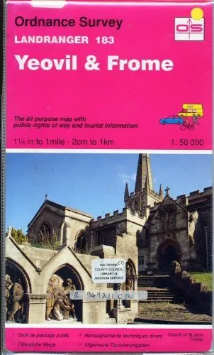 Landranger Maps: Yeovil and Frome Sheet ... by Ordnance Survey Sheet map, folded