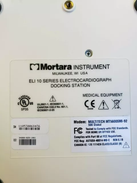 Station d'accueil Mortara Eli-10 3