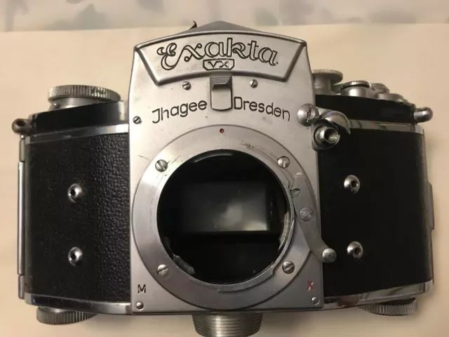 Exakta Varex Ihagee Dresden Camera & original leather case Parts Only