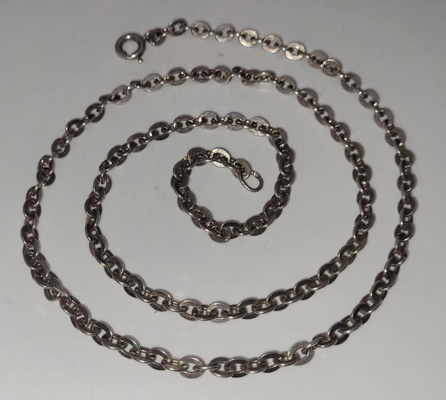 CHAÎNE MAILLE FORÇAT Diamantée en Argent Massif # D8 EUR 125,00 - PicClick FR