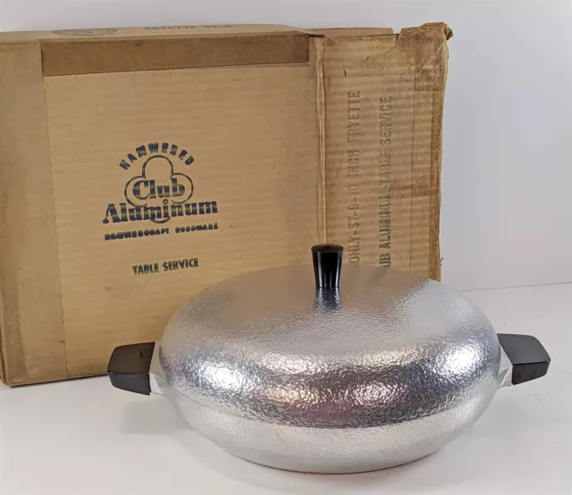 Vintage Club Aluminum Hammercraft Waterless Cookware-12” chicken