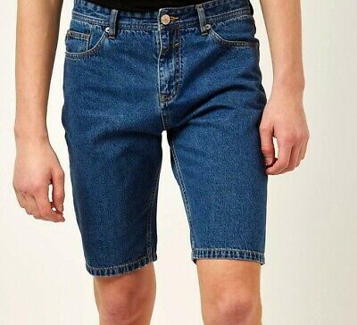 Abbigliamento Abbigliamento uomo Pantaloncini Pantaloncini Vintage Blu YOUKON Denim Jean/ Taglia L 38 