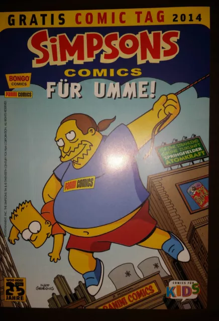 Simpsons: Bongo Comics Für Umme! - Gratis Comic Tag 2014 - Top