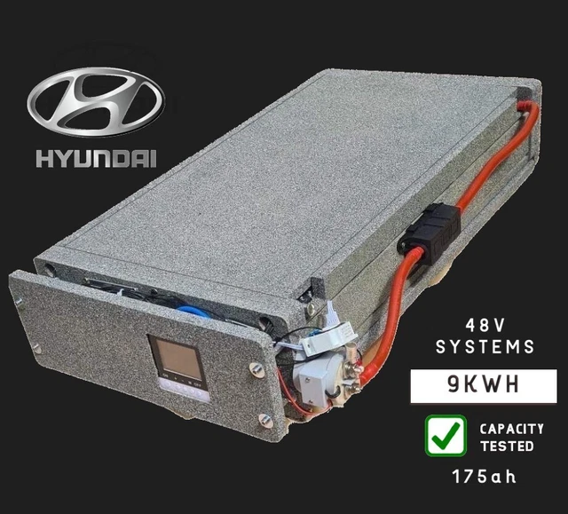 9KWH ( 175AH ) 2021 Hyundai Batteries Lithium RV Caravan Battery 48v 10 ...