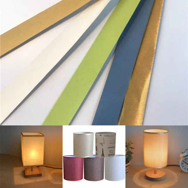10M Parchment Lampshade Edge Sealing Strip Tape Self-Adhesive Light Shade Tape