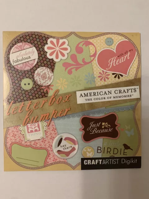 Letterbox Bumper- Serif Craft Artist digikit papercrafting CD Rom