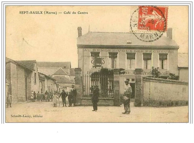 51.Sept Saulx.cafe Du Centre.au Rendez Vous Des Pecheurs.epicerie.tambour De Vi